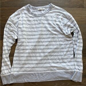 Workshop Republic Clothing Light Gray Knit Top